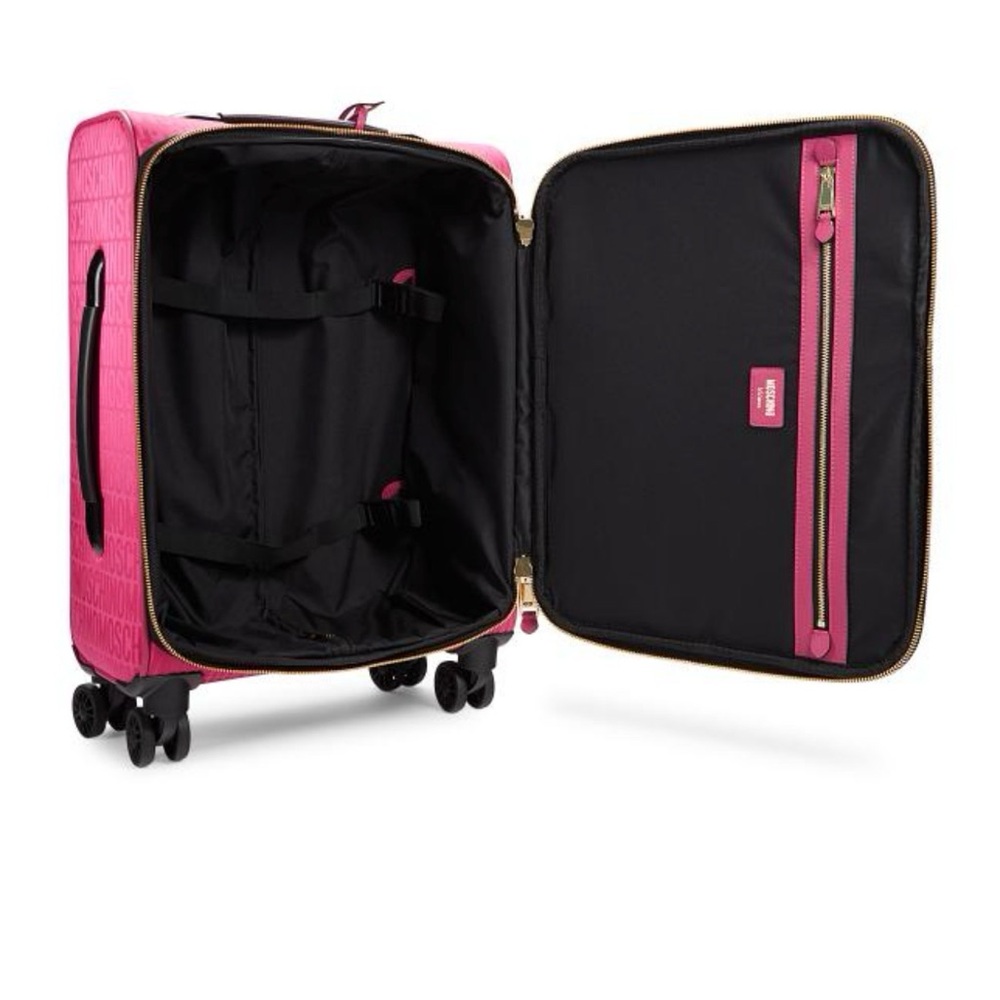 NWT MOSCHINO Fuschia Carry On Barbiecore Feminine Cottagecore Fairycore Designer - Picture 5 of 8